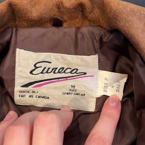 Vintage sued fringe jacket